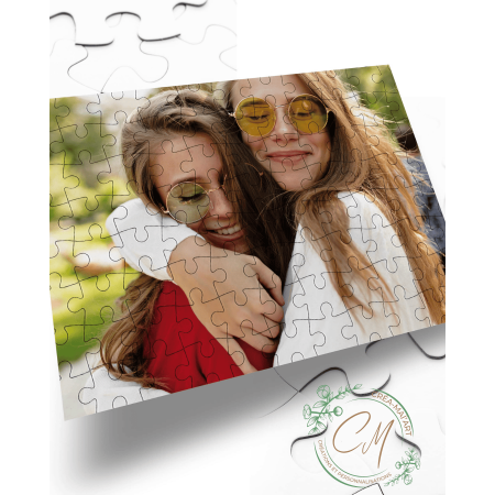 Puzzle sublimable A5 – 80 pièces – 1 face personnalisable
