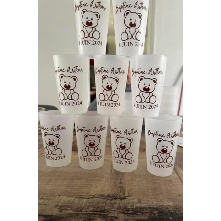 Gobelet plastique réutilisable 25 cl – 100% personnalisable