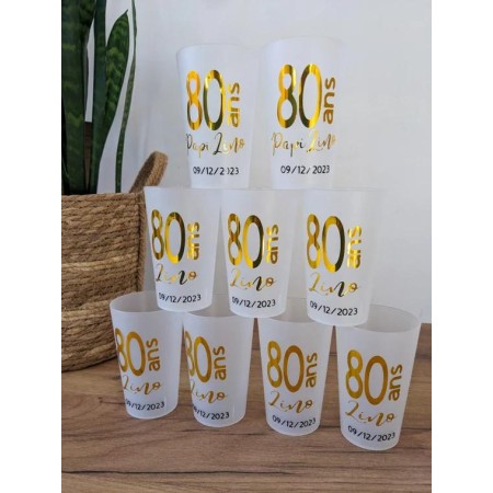 Gobelet plastique réutilisable 25 cl – 100% personnalisable