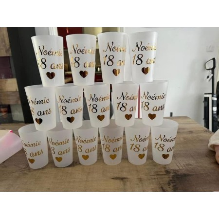 Gobelet plastique réutilisable 25 cl – 100% personnalisable