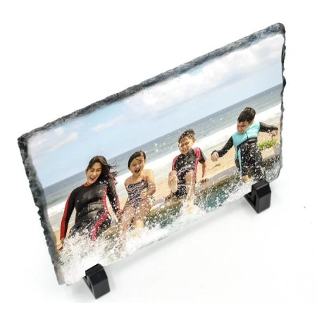 Cadre photo personnalisable en ardoise