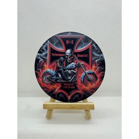 Sous-verre sublimable en MDF – Rond 95 mm – Personnalisable