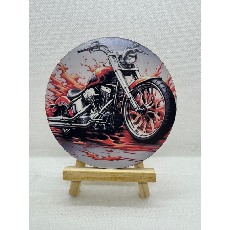 Sous-verre sublimable en MDF – Rond 95 mm – Personnalisable