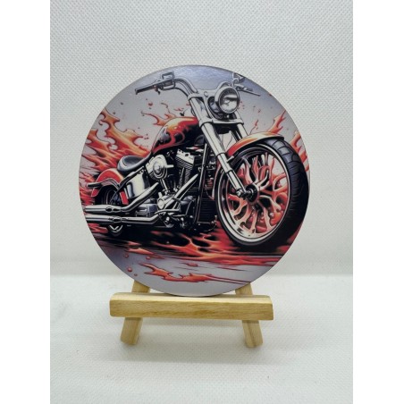 Sous-verre sublimable en MDF – Rond 95 mm – Personnalisable
