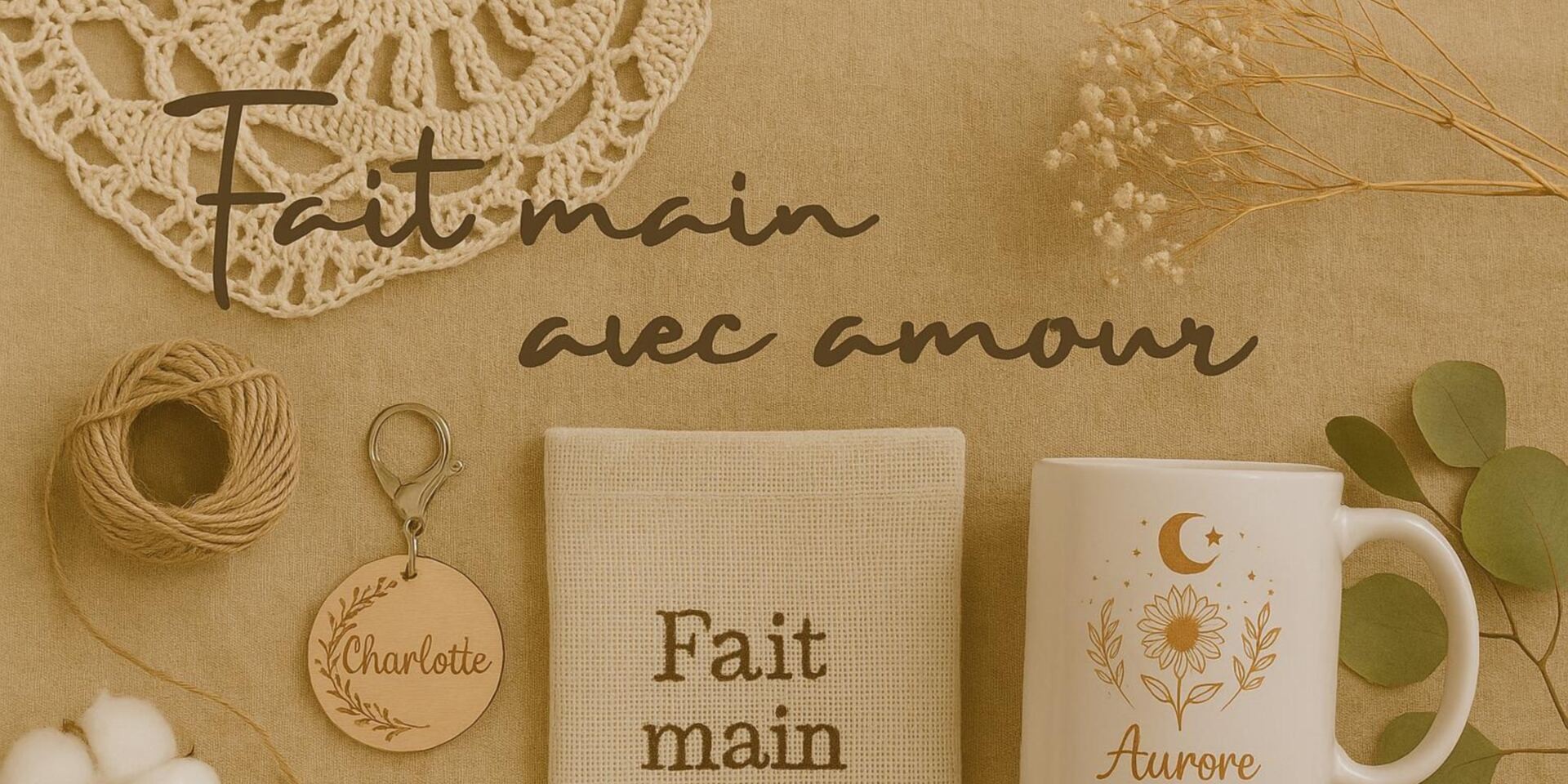 Des créations personnalisées réalisées avec amour